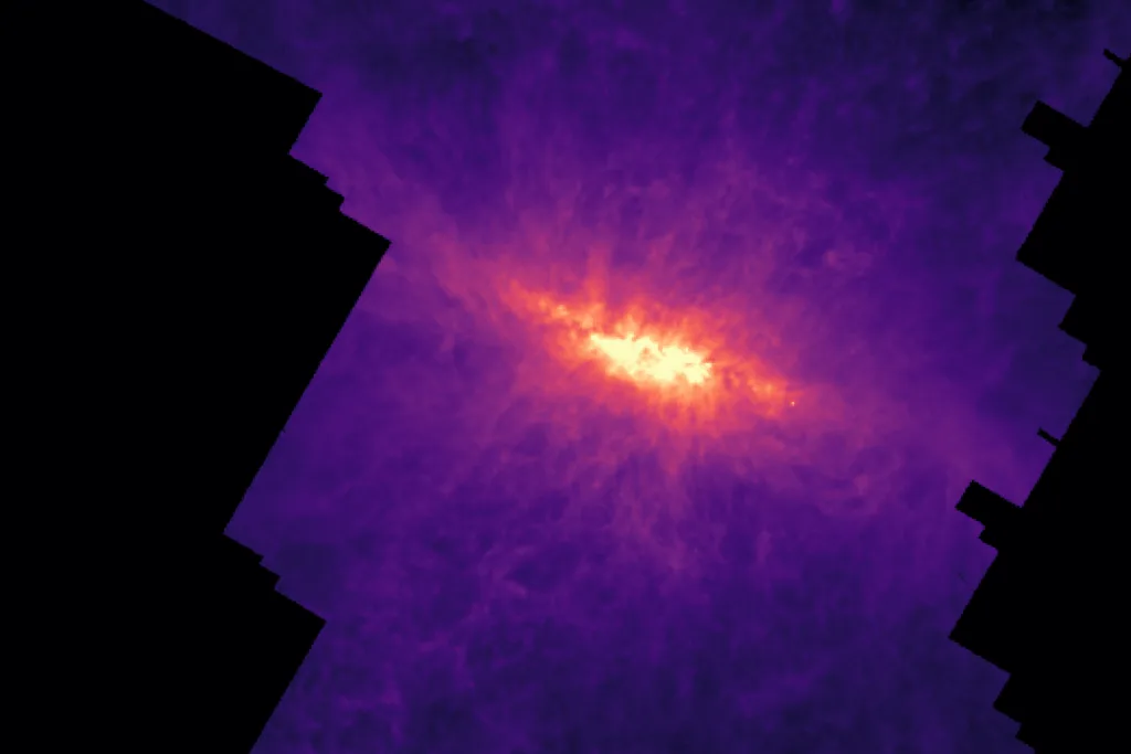 Polvo estelar en la Galaxia del Cigarro revela secretos de la formación estelar extrema