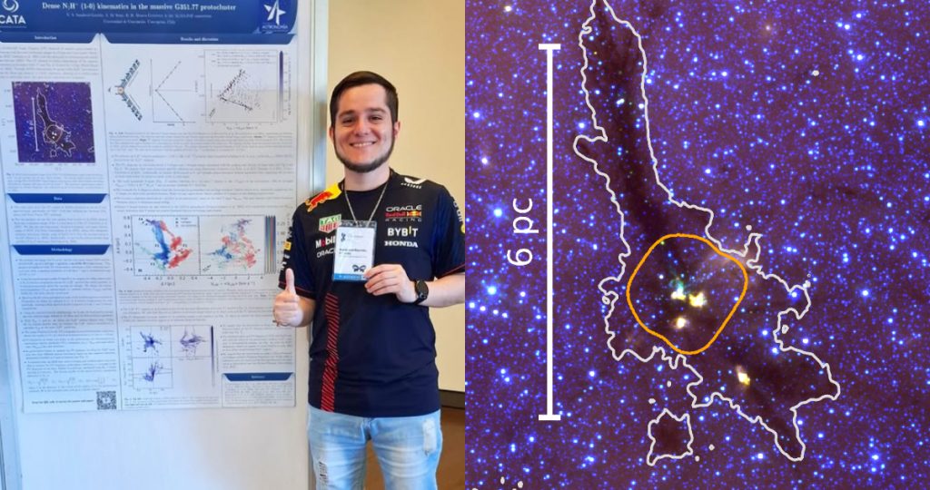 Joven astrónomo chileno encontró un nuevo parámetro para entender cómo se forman las estrellas