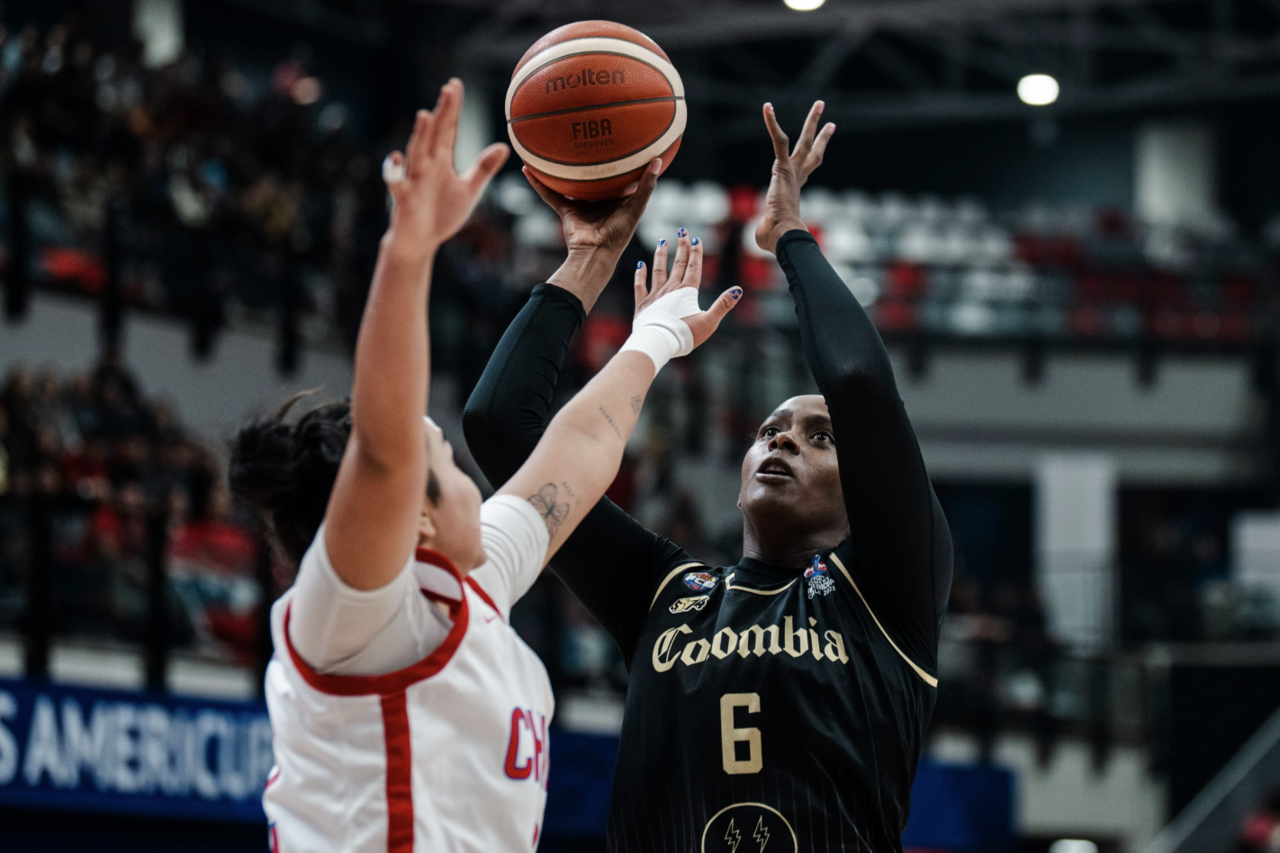 Jugadoras de basquet en la Americup