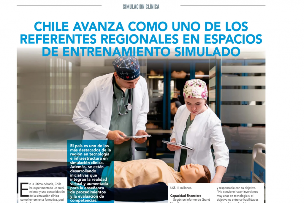 Chile avanza como uno de los referentes regionales en espacios de entrenamiento simulado