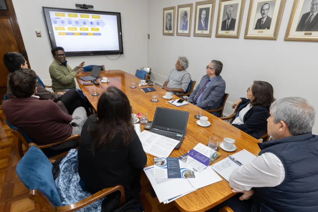 Integrantes de la delegación UdeC que visitó India entre el 2 y el 6 de marzo presentaron los avances en alianzas de colaboración