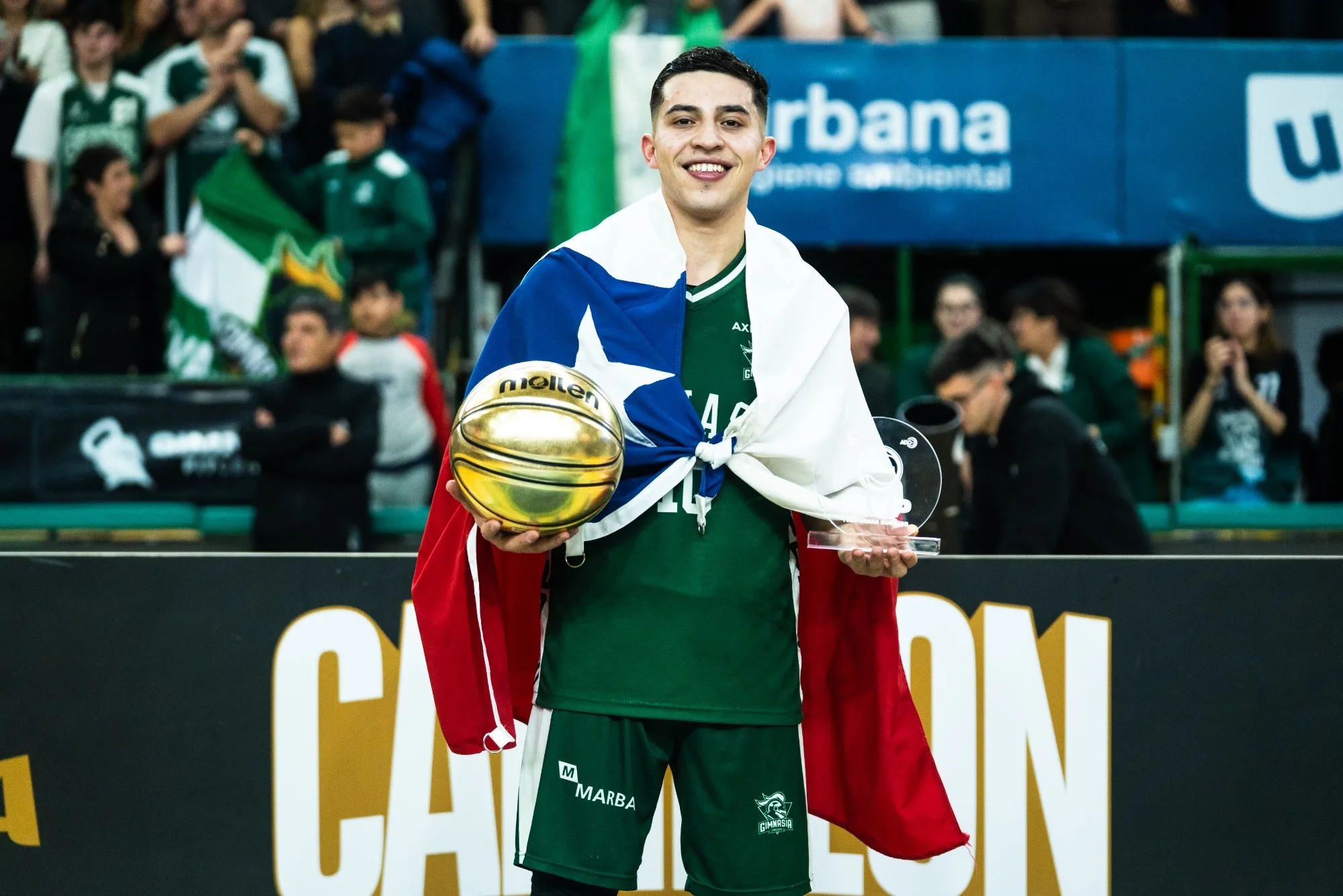 Sebastián Carrasco conquistó el básquetbol argentino y fue el MVP de las finales
