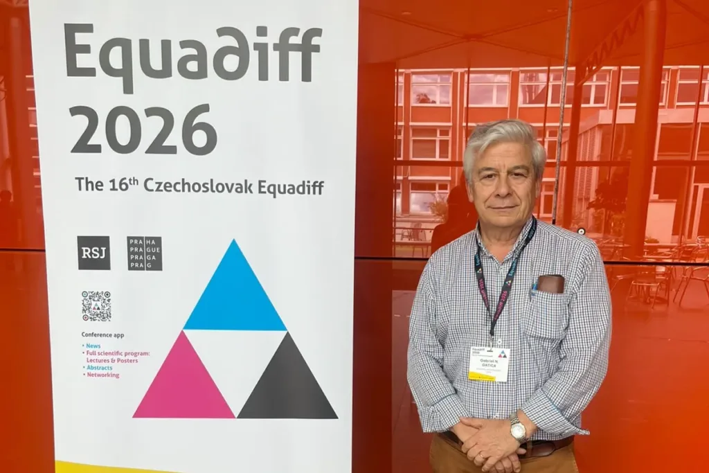 Investigador UdeC representó a Latinoamérica en prestigioso congreso internacional de matemática aplicada