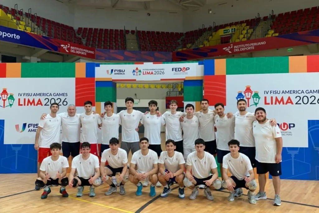 Vóleibol masculino es nuevamente subcampeón universitario panamericano