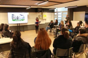 Campus Los Ángeles y comunidad local proyectan experiencia inmersiva basada en relatos pehuenche