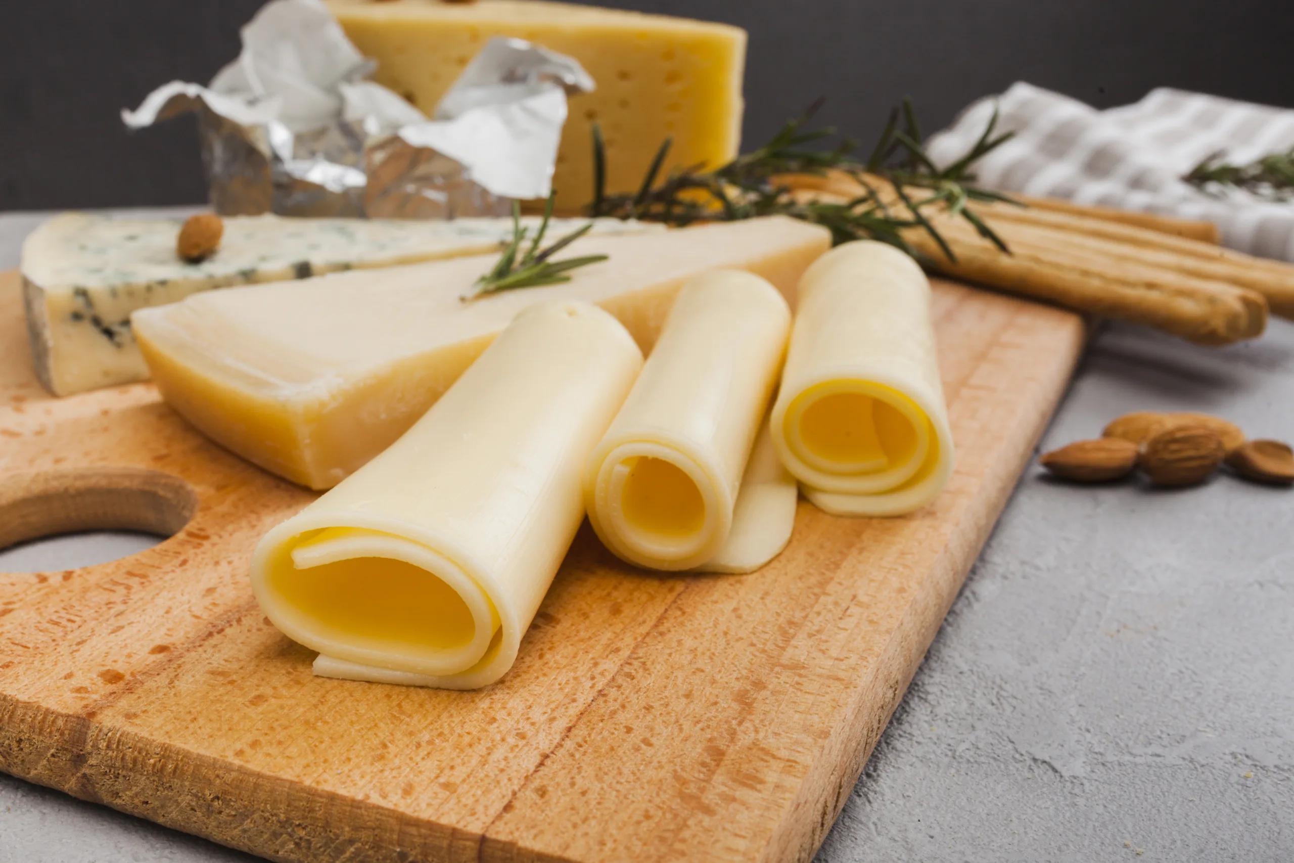 queso en láminas