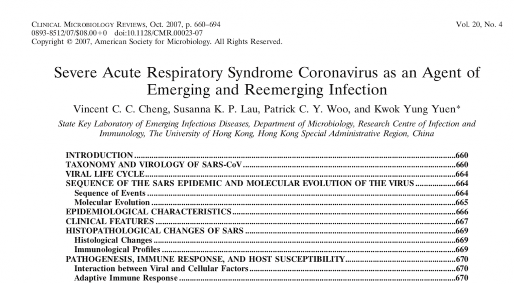 articulo cientifico coronavirus