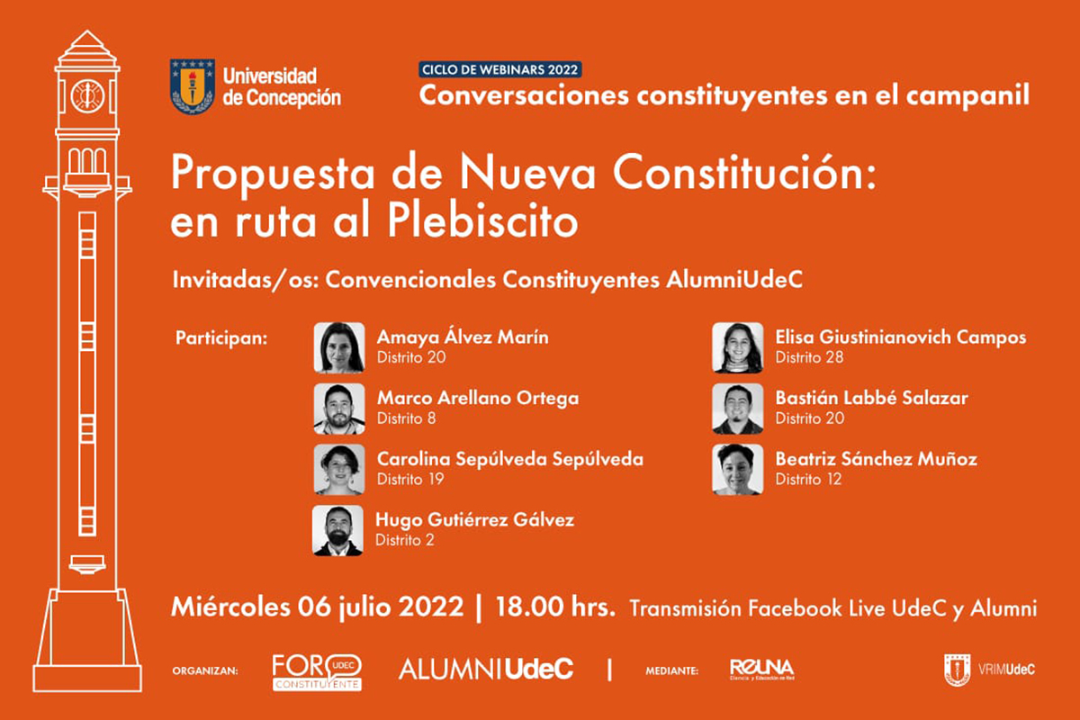 Ex Convencionales Udec Cerrarán Ciclo De “conversaciones Constituyentes