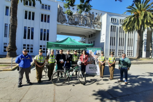 Carabineros realiza campaña para evitar robos de bicicletas en el campus Concepción