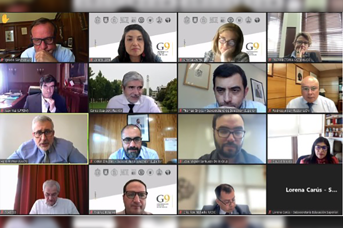 Rectores de la Red G9 acuerdan con Subsecretario de Educación Superior