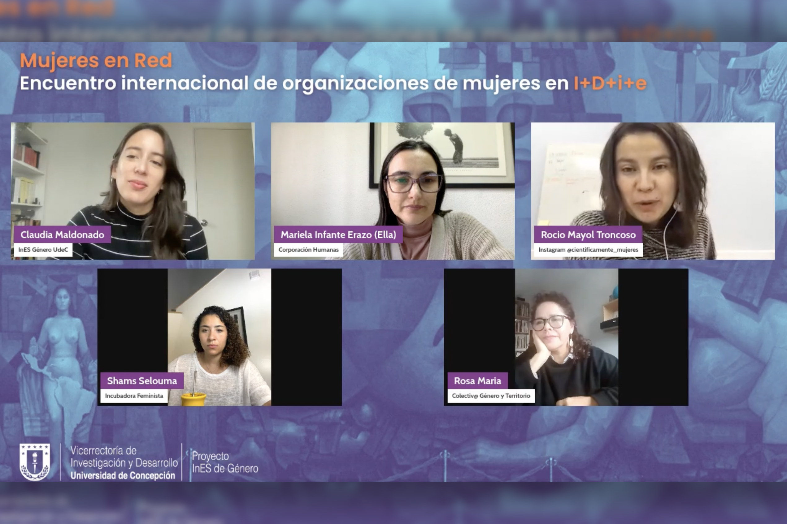 Proyecto InES Género lidera encuentro internacional “Mujeres en red” en la  Universidad de Concepción - Noticias UdeC