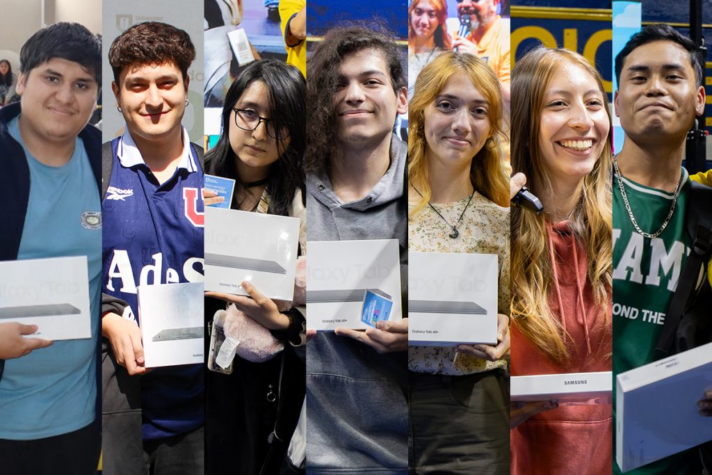 Estudiantes valoran sorteo de Tablets en Bienvenida UdeC 2025: “Son una gran herramienta”
