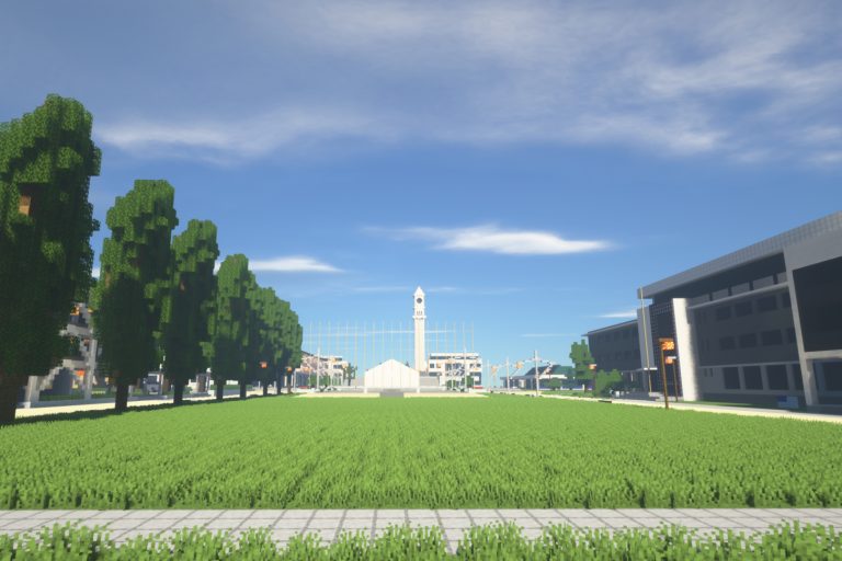 Recorre la UdeC en Minecraft: Servidor Jewelcraft ofrece impresionante recreación virtual del Campus central