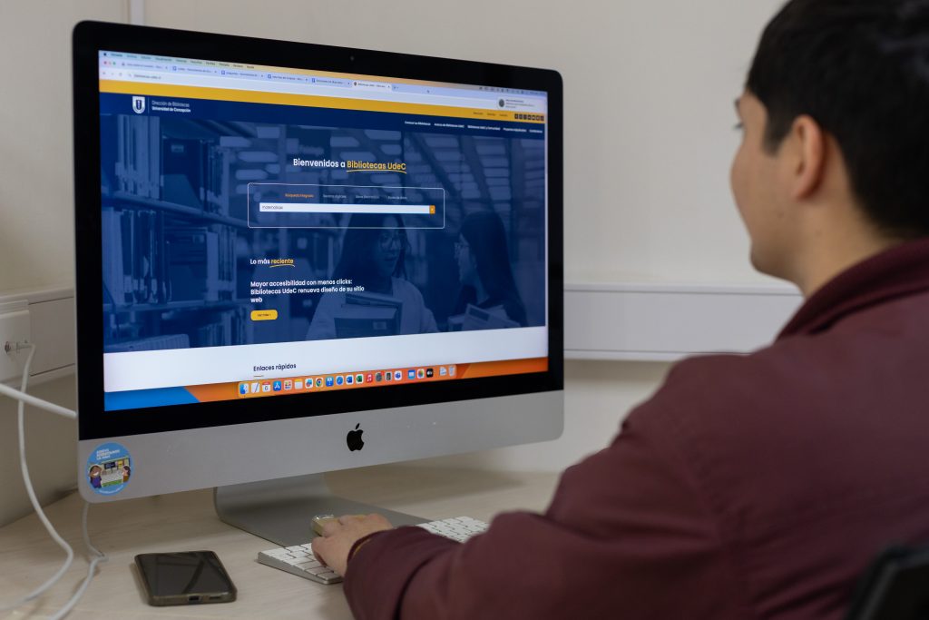 Sitio web renovado Bibliotecas UdeC
