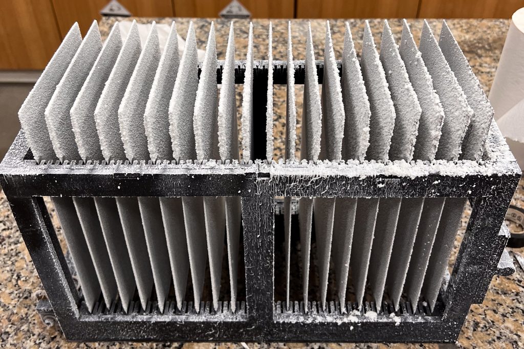 Placas recolectores de nanopartículas