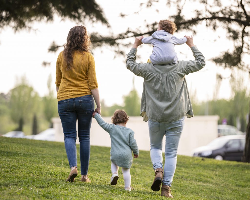 Paseo en familia.