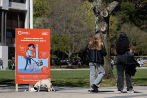 UdeC refuerza campaña en Campus Concepción para promover tenencia responsable de mascotas