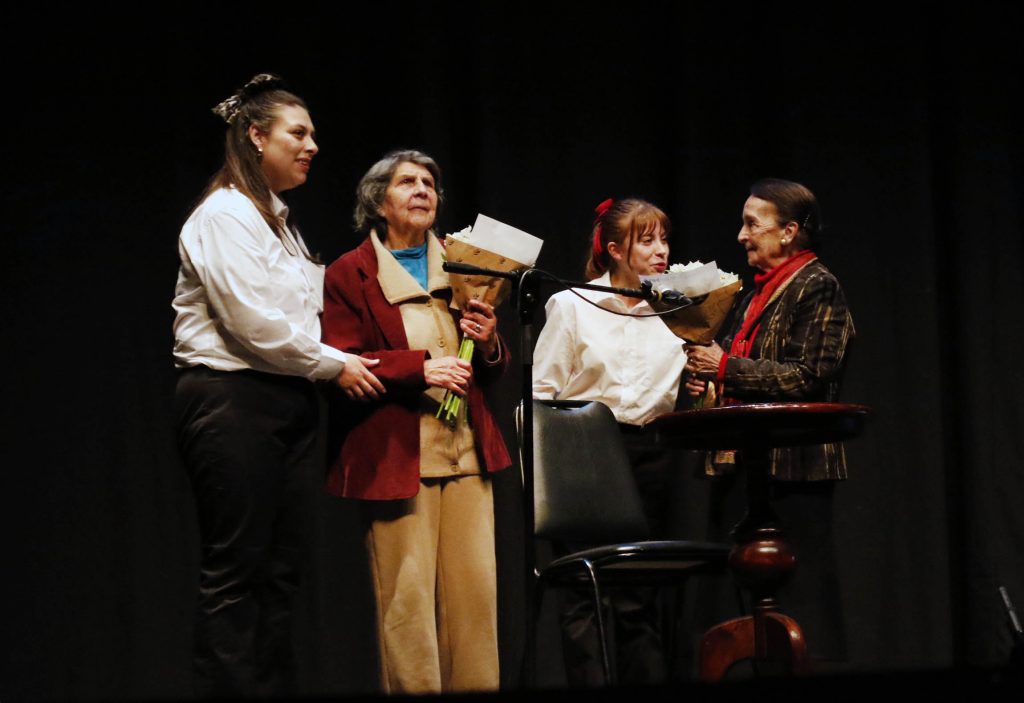 Homenaje a las actrices Berta Quiero y Gloria Varela