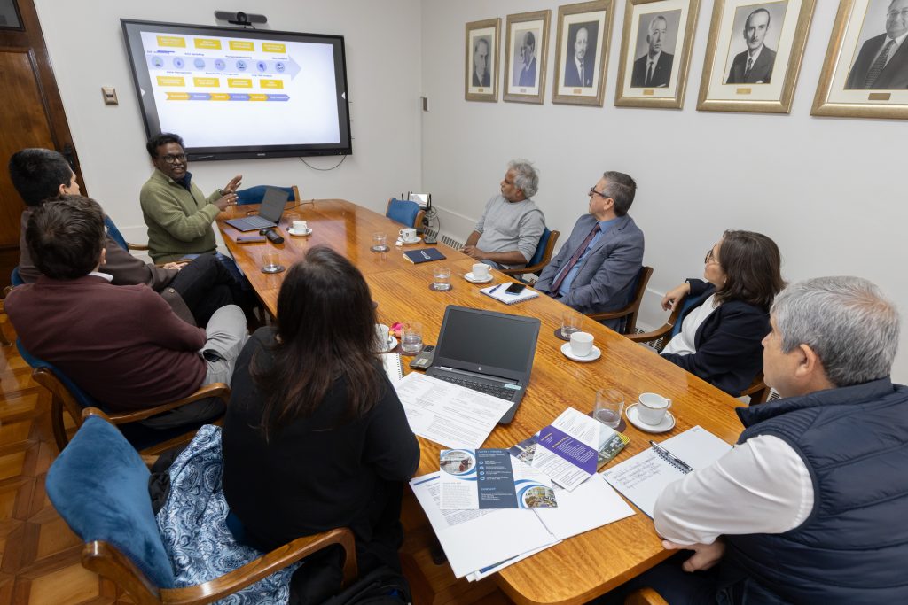 Integrantes de la delegación UdeC que visitó India entre el 2 y el 6 de marzo presentaron los avances en alianzas de colaboración