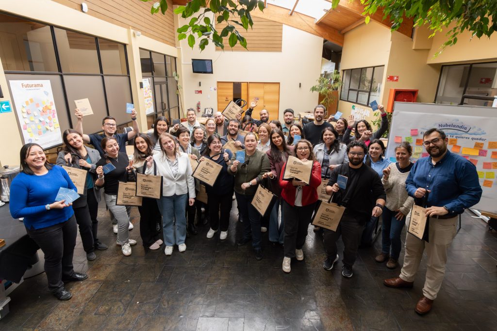 Integrantes de la Red de Gestores de Estrategia y Calidad en taller de metodologías ágiles en la Universidad de Concepción